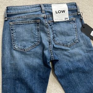 NWT Rag & Bone DRE low rise ankle slim boyfriend jeans size 24